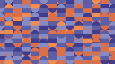 blue and beige geometric pattern, seamless wallpaper