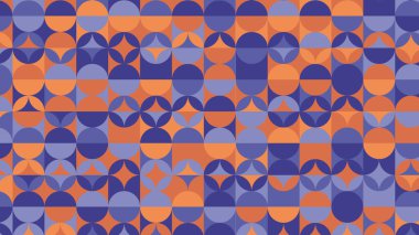 blue and beige geometric pattern, seamless wallpaper