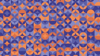 blue and beige geometric pattern, seamless wallpaper
