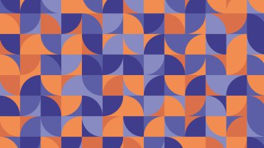 blue and beige geometric pattern, seamless wallpaper