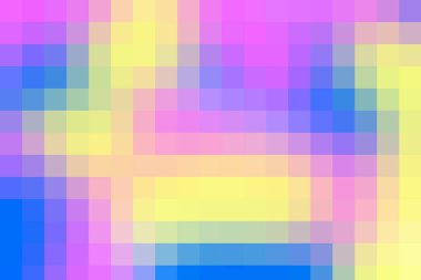 Kareler ile soyut renkli arkaplan