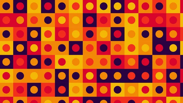 red and orange geometric pattern, seamless wallpaper