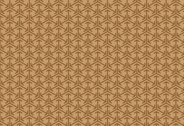 ornament, small pattern of geometric shapes, brown and yellow color, texture