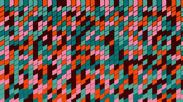 Pink Blue Geometric Pattern Seamless Wallpaper — Stock Fotó