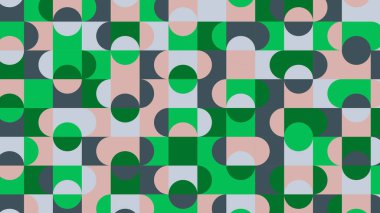 green and grey geometric pattern, seamless wallpaper for fabric, tile, tablecloth