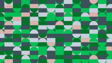 green and grey geometric pattern, seamless wallpaper for fabric, tile, tablecloth