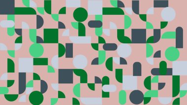 green and grey geometric pattern, seamless wallpaper for fabric, tile, tablecloth