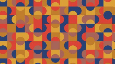 blue and beige geometric pattern, seamless wallpaper for fabric, tile, tablecloth