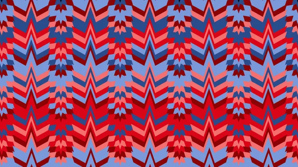 red, pink and blue geometric pattern, seamless wallpaper for fabric, tile and tablecloth