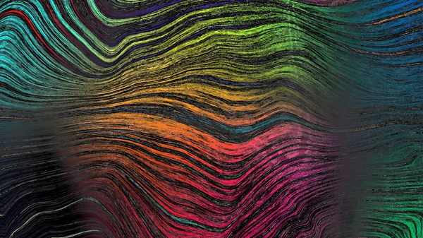 Seamless Pattern Wave Line Abstract Acvarel Backgraund Fabric Tile — Zdjęcie stockowe