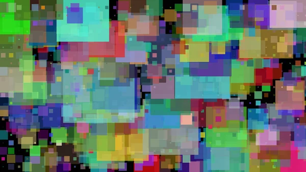 Cube Square Colorful Backgraund Wallpaper Fabric — Stockfoto