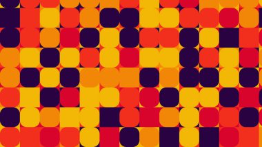 red, blue, yellow and orange geometric pattern, seamless wallpaper for tile, banner, tableclothe
