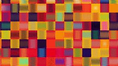 red, blue, yellow and orange geometric pattern, seamless wallpaper for tile, banner, tableclothe