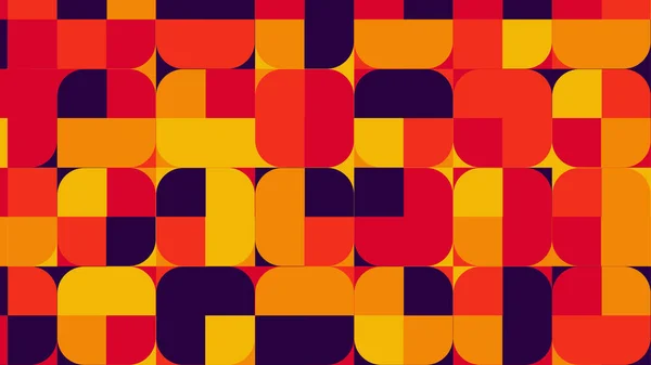 red, blue, yellow and orange geometric pattern, seamless wallpaper for tile, banner, tableclothe