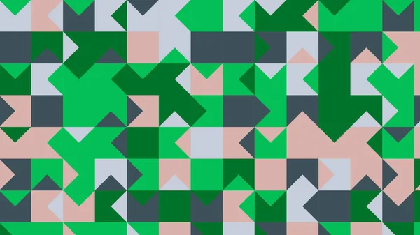 Green Grey Geometric Pattern Seamless Wallpaper Fabric Tile Tablecloth — 图库照片