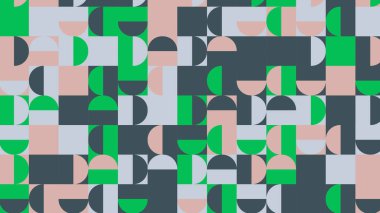 green and grey geometric pattern, seamless wallpaper for fabric, tile, tablecloth