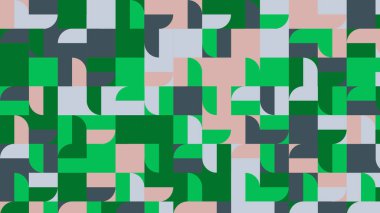 green and grey geometric pattern, seamless wallpaper for fabric, tile, tablecloth