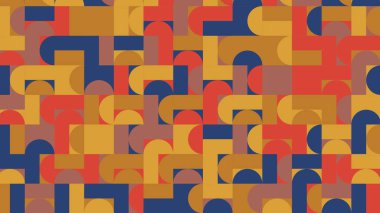 blue and beige geometric pattern, seamless wallpaper for fabric, tile, tablecloth