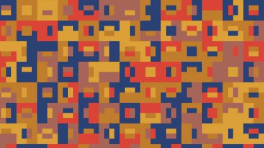 blue and beige geometric pattern, seamless wallpaper for fabric, tile, tablecloth