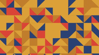 blue and beige geometric pattern, seamless wallpaper for fabric, tile, tablecloth