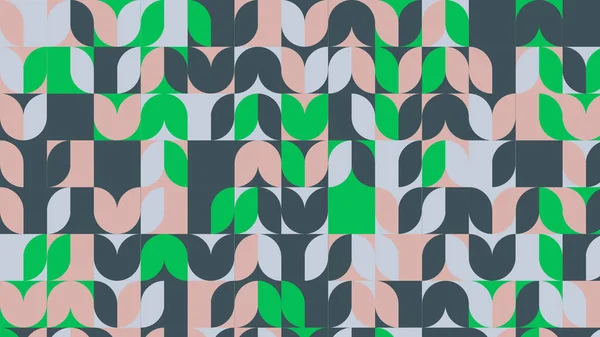 Green Grey Geometric Pattern Seamless Wallpaper Fabric Tile Tablecloth — Foto de Stock