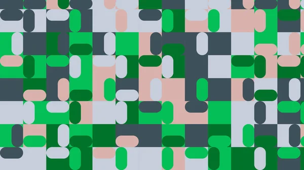 Πράσινο Και Γκρι Γεωμετρικό Μοτίβο Απρόσκοπτη Ταπετσαρία Για Ύφασμα Πλακάκι — Φωτογραφία Αρχείου