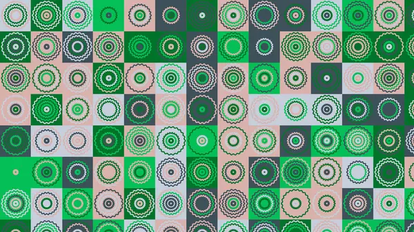 Green Grey Geometric Pattern Seamless Wallpaper Fabric Tile Tablecloth — Zdjęcie stockowe