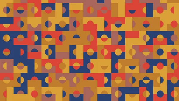Blue Beige Geometric Pattern Seamless Wallpaper Fabric Tile Tablecloth — Foto de Stock