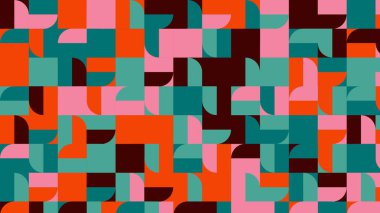 colorful geometric pattern, seamless wallpaper