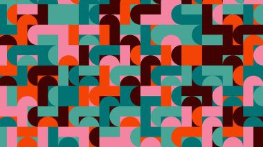 colorful geometric pattern, seamless wallpaper