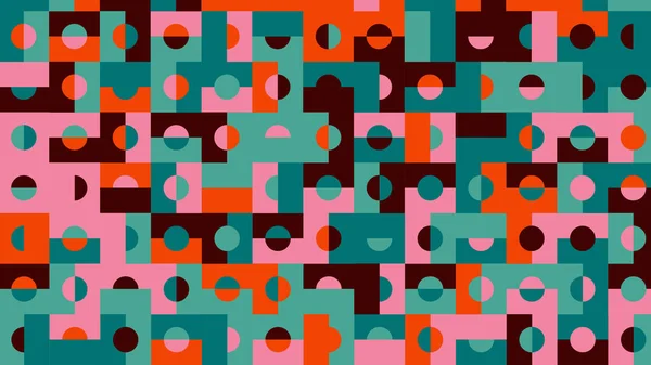 Colorful Geometric Pattern Seamless Wallpaper — Stockfoto