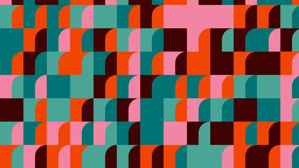 Colorful Geometric Pattern Seamless Wallpaper — Stockfoto