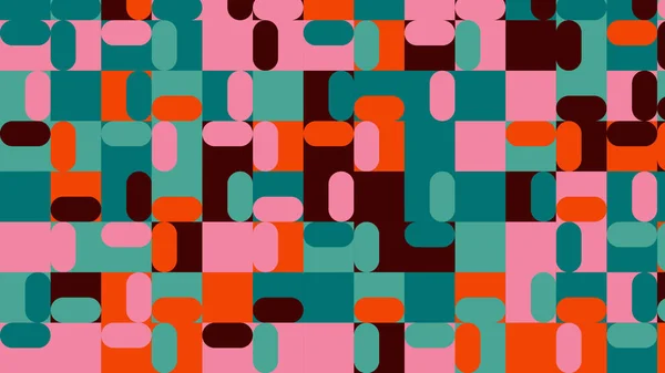Colorful Geometric Pattern Seamless Wallpaper — Zdjęcie stockowe