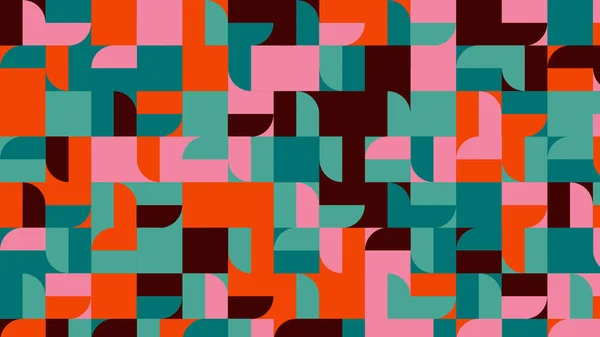 Colorful Geometric Pattern Seamless Wallpaper — Foto de Stock