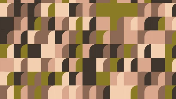 green, olive, brown and beige geometric pattern, seamless wallpaper for fabric, tile and tablecloth
