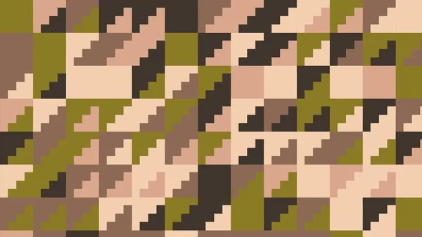 Green Olive Brown Beige Geometric Pattern Seamless Wallpaper Fabric Tile — Photo