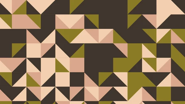 Green Olive Brown Beige Geometric Pattern Seamless Wallpaper Fabric Tile — 스톡 사진