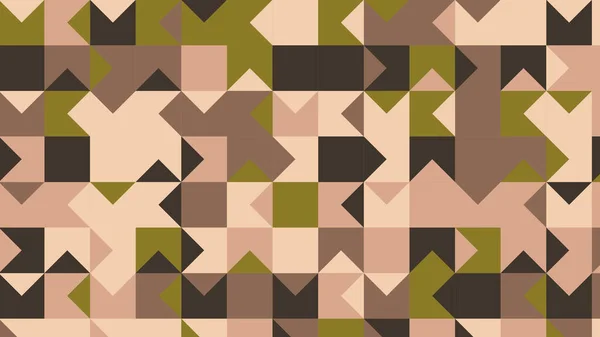 Green Olive Brown Beige Geometric Pattern Seamless Wallpaper Fabric Tile — Foto Stock