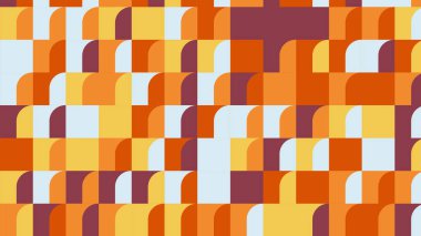yellow and orange geometric pattern, seamless wallpaper for tile, banner, tableclothe