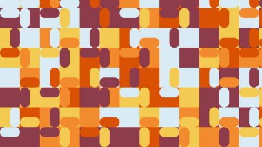 yellow and orange geometric pattern, seamless wallpaper for tile, banner, tableclothe
