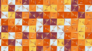 yellow and orange geometric pattern, seamless wallpaper for tile, banner, tableclothe