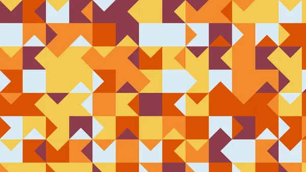 Yellow Orange Geometric Pattern Seamless Wallpaper Tile Banner Tableclothe — Stockfoto