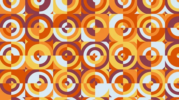 Yellow Orange Geometric Pattern Seamless Wallpaper Tile Banner Tableclothe — Stock fotografie