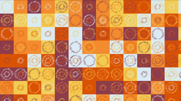 Yellow Orange Geometric Pattern Seamless Wallpaper Tile Banner Tableclothe — Foto de Stock