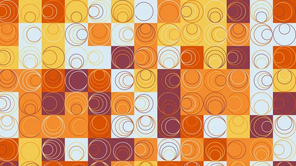 Yellow Orange Geometric Pattern Seamless Wallpaper Tile Banner Tableclothe — 스톡 사진