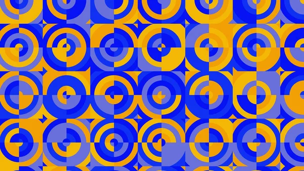 blue and yellow geometric pattern, seamless wallpaper for tile, banner, tableclothe