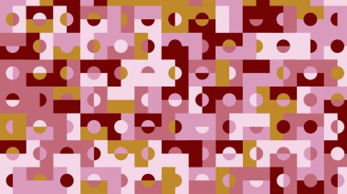 brown and pink geometric pattern, seamless wallpaper for fabric, tile and tablecloth