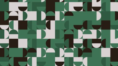 green and grey geometric pattern, seamless wallpaper for fabric, tile, tablecloth