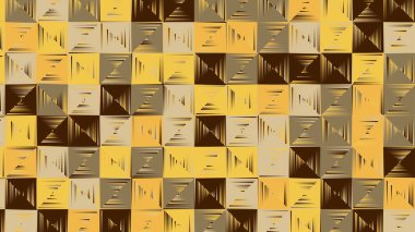 yellow, beige and brown geometric pattern, seamless wallpaper for tile, banner, tableclothe
