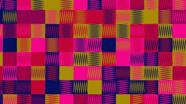 red, pink and blue geometric pattern, seamless wallpaper for fabric, tile and tablecloth